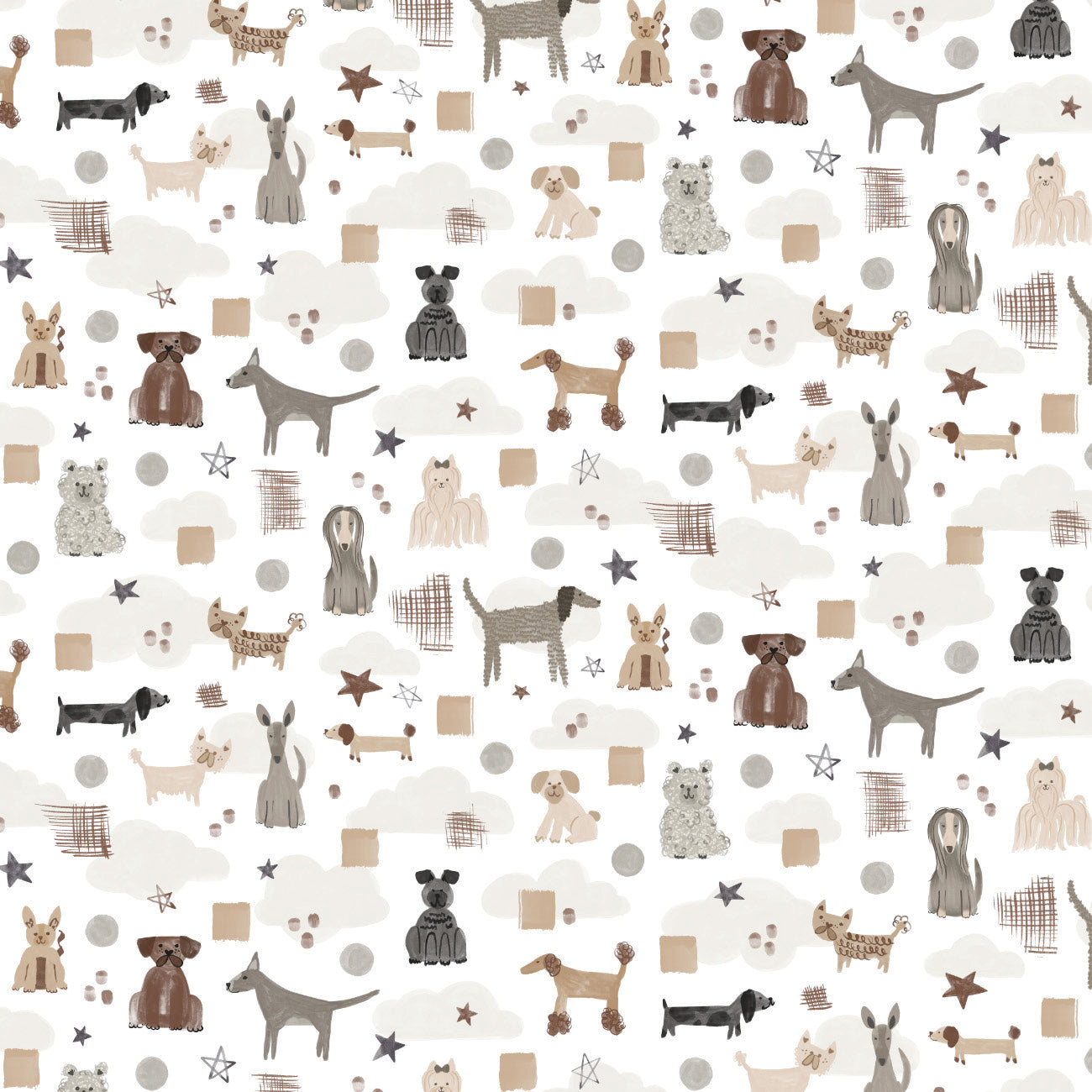 Pawsitively Adorable Collection-Pawsitively Adorable-White-100% Cotton-58250101-01