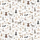 Pawsitively Adorable Collection-Pawsitively Adorable-White-100% Cotton-58250101-01