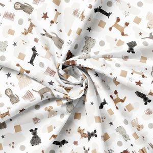 Pawsitively Adorable Collection-Pawsitively Adorable-White-100% Cotton-58250101-01