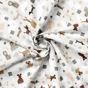 Pawsitively Adorable Collection-Pawsitively Adorable-Light Taupe-100% Cotton-58250101-02
