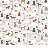 Pawsitively Adorable Collection-Pawsitively Adorable-Light Taupe-100% Cotton-58250101-02