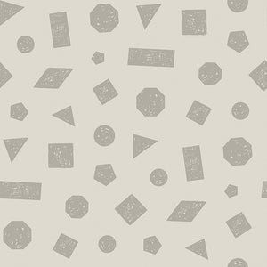 Pawsitively Adorable Collection-Tossed Shapes-Light Grey-100% Cotton-58250106-01