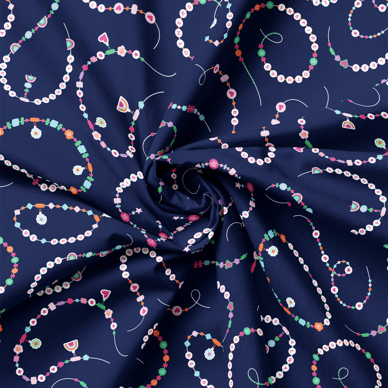 Friendship Bracelet Club Collection-Friendship Bracelet Club-Navy-100% Cotton-58250201-02
