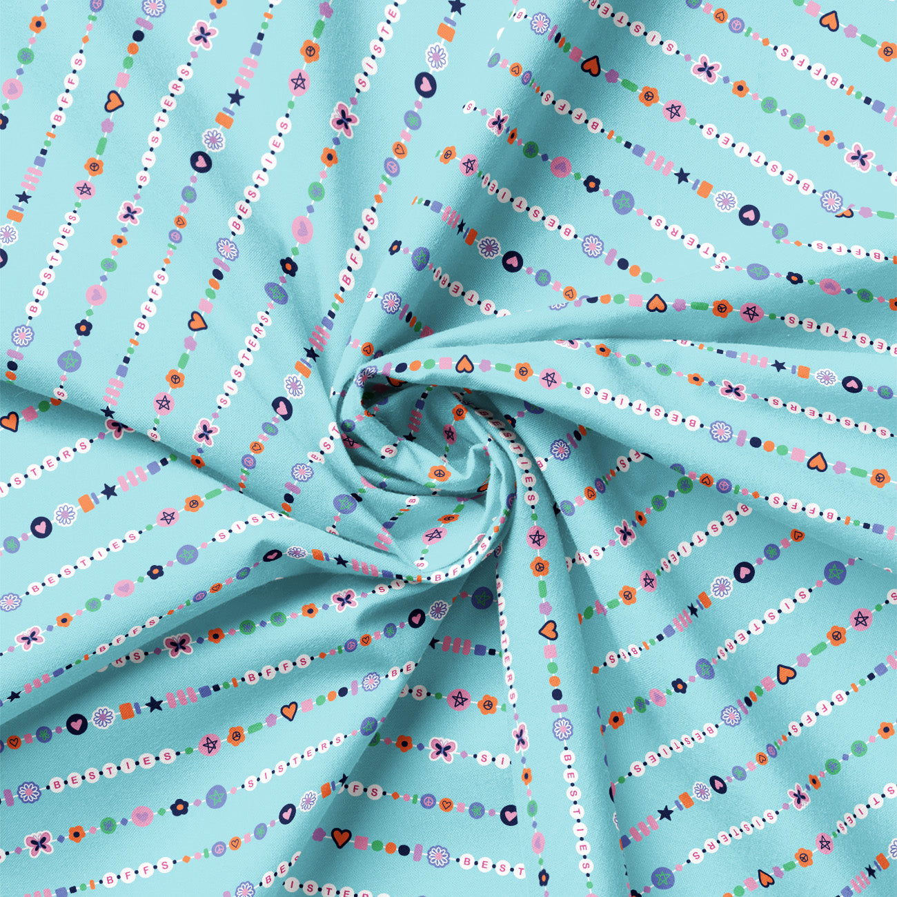 Friendship Bracelet Club Collection-Bracelet Besties-Blue-100% Cotton-58250202-03