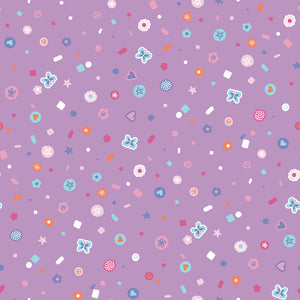 Friendship Bracelet Club Collection-Scattered Beads-Light Purple-100% Cotton-58250204-02