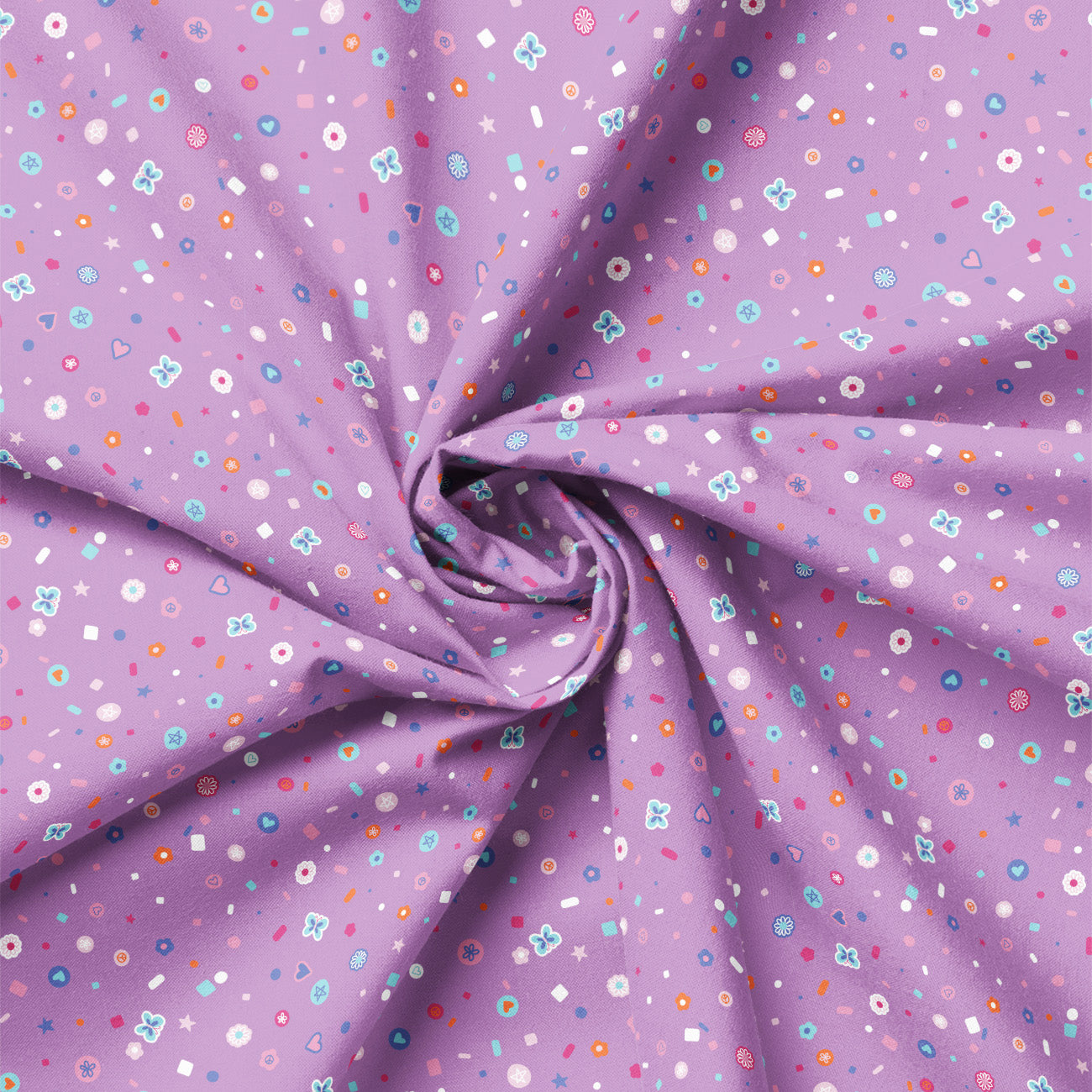 Friendship Bracelet Club Collection-Scattered Beads-Light Purple-100% Cotton-58250204-02