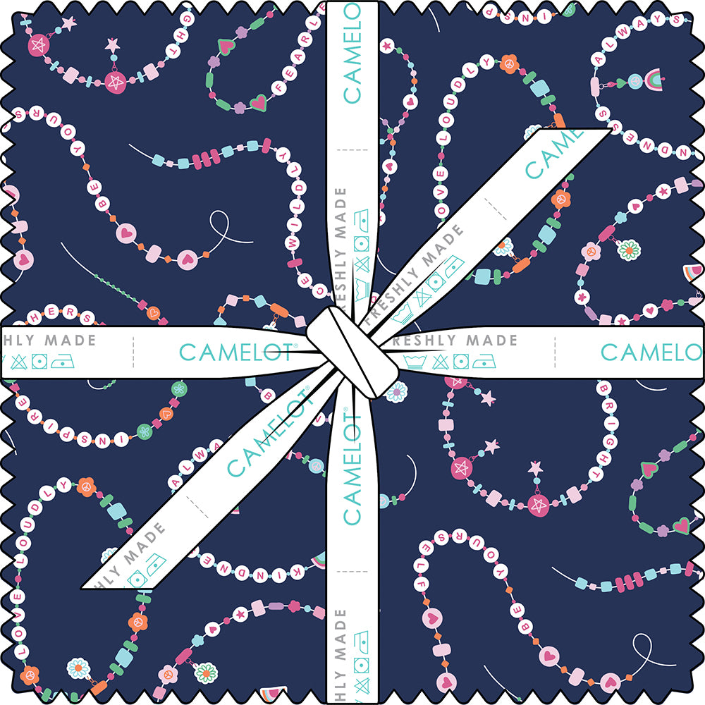 Friendship Bracelet Club Collection 10" Squares (42 pieces)-Multi-100% Cotton-58250205SQU