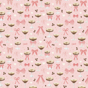 Tini Time Collection-Sipping Pretty-Light Pink-100% Cotton-58250301-01
