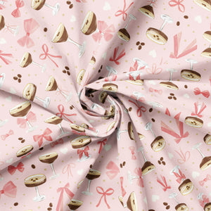 Tini Time Collection-Sipping Pretty-Light Pink-100% Cotton-58250301-01