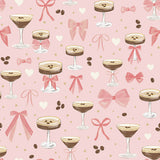 Tini Time Collection-Sipping Pretty-Light Pink-100% Cotton-58250301-01
