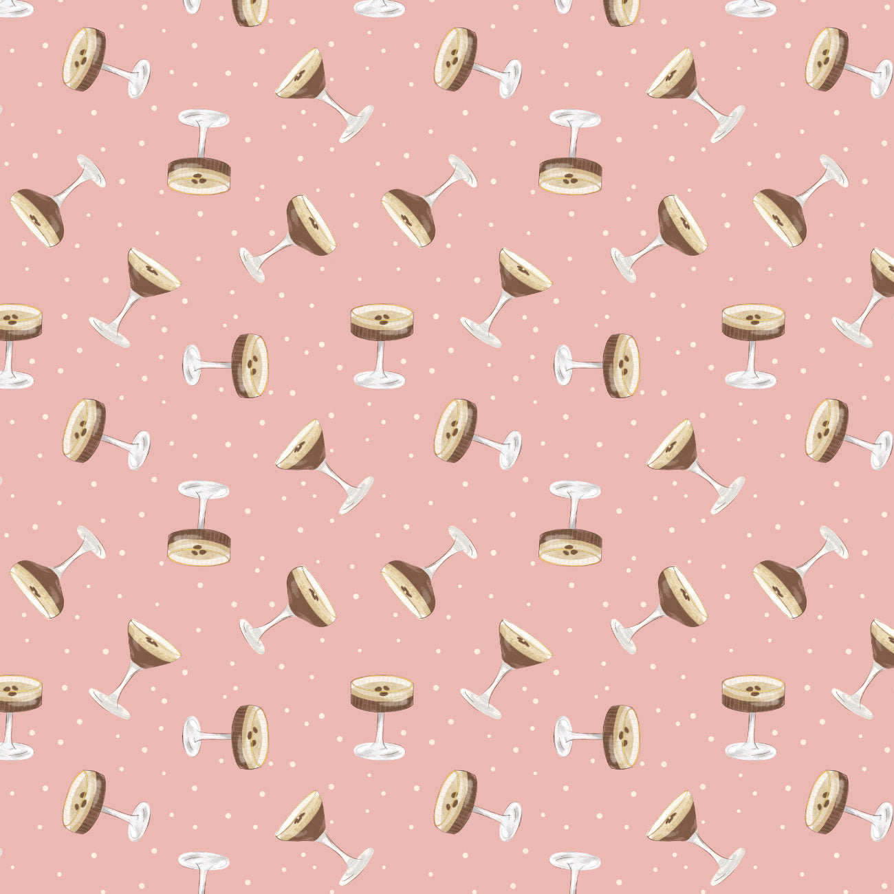 Tini Time Collection-Espresso Martini Toss-Pink-100% Cotton-58250303-01