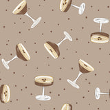 Tini Time Collection-Espresso Martini Toss-Taupe-100% Cotton-58250303-03