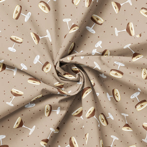 Tini Time Collection-Espresso Martini Toss-Taupe-100% Cotton-58250303-03