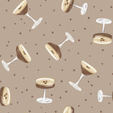 Tini Time Collection-Espresso Martini Toss-Taupe-100% Cotton-58250303-03