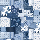 Blue Baby Jean Collection-Baby Jean Patchwork-Multi-100% Cotton-58260102-01