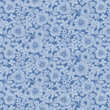 Blue Baby Jean Collection-Dense Floral Denim-Blue-100% Cotton-58260103-01