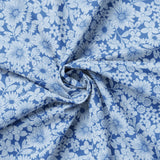 Blue Baby Jean Collection-Dense Floral Denim-Blue-100% Cotton-58260103-01