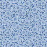 Blue Baby Jean Collection-Dense Floral Denim-Blue-100% Cotton-58260103-01