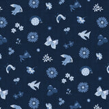 Blue Baby Jean Collection-Nature's Song-Indigo-100% Cotton-58260104-02