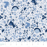 Collection Jean Bébé Bleu-Champ de Bébés Animaux-Blanc Cassé-100% Coton-58260105-01