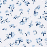Collection Jean Bébé Bleu-Pluie de Fleurs-Blanc Cassé-100% Coton-58260106-01