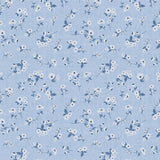 Collection Jean Bébé Bleu-Pluie de Fleurs-Bleu Pâle-100% Coton-58260106-03