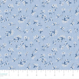 Collection Jean Bébé Bleu-Pluie de Fleurs-Bleu Pâle-100% Coton-58260106-03