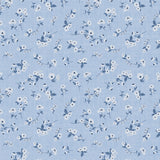 Collection Jean Bébé Bleu-Pluie de Fleurs-Bleu Pâle-100% Coton-58260106-03