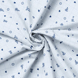 Blue Baby Jean Collection-Dainty Denim Plaid-Off-White-100% Cotton-58260108-01