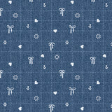 Blue Baby Jean Collection-Dainty Denim Plaid-Blue-100% Cotton-58260108-02