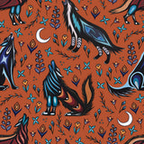 Alicia Kejick SS26 Collection-Ma’iingan-Burnt Orange-Quilting Cotton-59260101-03