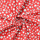 Collection Formes Joyeuses-Yeux Ronds Joyeux-Rouge-100% Coton-60260106-03