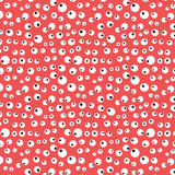 Collection Formes Joyeuses-Yeux Ronds Joyeux-Rouge-100% Coton-60260106-03