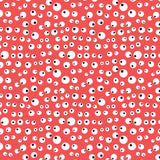 Collection Formes Joyeuses-Yeux Ronds Joyeux-Rouge-100% Coton-60260106-03