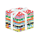 Happy Shapes Collection Fat Quarter Bundle (12 pieces)-Multi-100% Cotton-60260106FQB