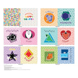 Happy Shapes Collection-Happy Shapes Book Panel 36" x 43.5"-Multi-100% Cotton-60260107P-01
