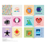 Happy Shapes Collection-Happy Shapes Book Panel 36" x 43.5"-Multi-100% Cotton-60260107P-01