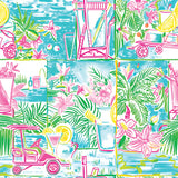 Par-fectly Putt Together Collection-Tee Time Tropics-Quilting Cotton- Green -64260204-01