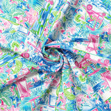 Par-fectly Putt Together Collection-Tee Time Tropics-Quilting Cotton- Blue -64260204-02