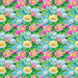 Par-fectly Putt Together Collection-Par The Daisy-Quilting Cotton-Green -64260208-01