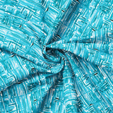 Par-fectly Putt Together Collection-Lines-Quilting Cotton- Blue- 64260209-02