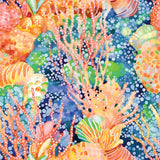Treasure Tide Collection-Sparkle Baubles-Quilting Cotton-Orange -64260301-02