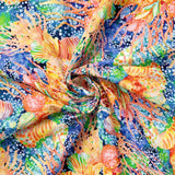 Treasure Tide Collection-Sparkle Baubles-Quilting Cotton-Orange -64260301-02