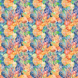 Treasure Tide Collection-Sparkle Baubles-Quilting Cotton-Orange -64260301-02