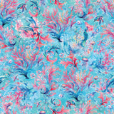 Treasure Tide Collection-Mermaid's Reef Retreat-Quilting Cotton-Blue -64260303-01
