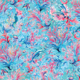 Treasure Tide Collection-Mermaid's Reef Retreat-Quilting Cotton-Blue -64260303-01