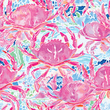 Treasure Tide Collection-Shell We Dance-Quilting Cotton-Pink -64260304-01