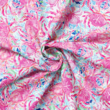 Treasure Tide Collection-Shell We Dance-Quilting Cotton-Pink -64260304-01
