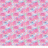 Treasure Tide Collection-Shell We Dance-Quilting Cotton-Pink -64260304-01