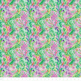 Treasure Tide Collection-Fan the Wave-Quilting Cotton-Green -64260308-02